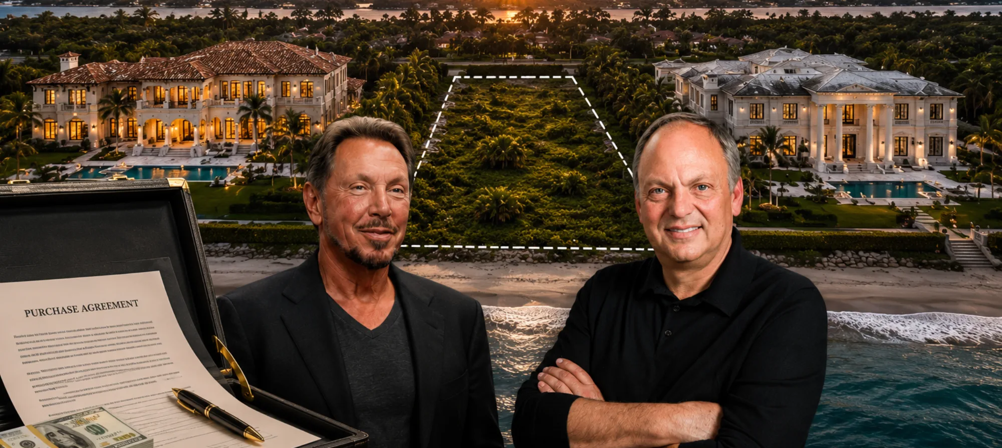Why the Oracle and WeatherTech Billionaires Split a Manalapan Lot